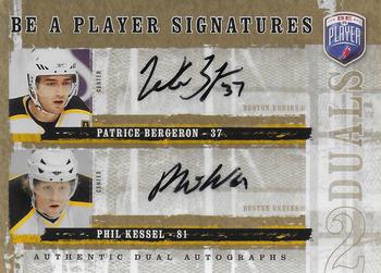 2006-07 Be A Player - Be a Player Signatures Duals #D-BK Patrice Bergeron / Phil Kessel Front
