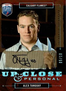 2006-07 Be A Player - Up Close and Personal Autographs #UC1 Alex Tanguay Front