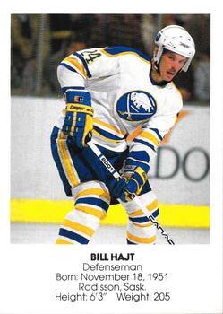 1985-86 Blue Shield Buffalo Sabres Small #10 Bill Hajt Front