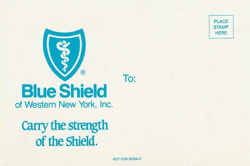 1989-90 Blue Shield Buffalo Sabres #NNO Jeff Parker Back