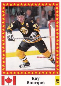 1991 Semic Hockey VM (Swedish) Stickers #55 Ray Bourque Front