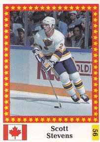 1991 Semic Hockey VM (Swedish) Stickers #56 Scott Stevens Front