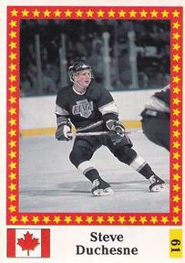 1991 Semic Hockey VM (Swedish) Stickers #61 Steve Duchesne Front