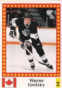 1991 Semic Hockey VM (Swedish) Stickers #64 Wayne Gretzky Front