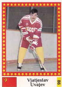 1991 Semic Hockey VM (Swedish) Stickers #86 Vjatjeslav Uvajev Front