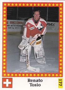 1991 Semic Hockey VM (Swedish) Stickers #177 Renato Tosio Front
