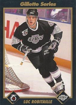 1991-92 Gillette Series #1 Luc Robitaille Front