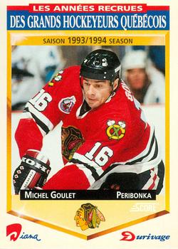 1993-94 Score Durivage #42 Michel Goulet Front