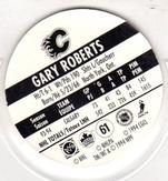 1994-95 POG Canada Games NHL #61 Gary Roberts Back
