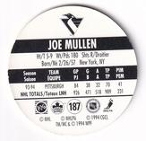 1994-95 POG Canada Games NHL #187 Joe Mullen Back
