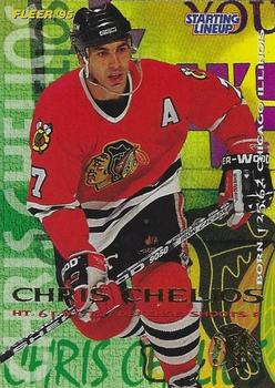 1995 Kenner/Fleer Starting Lineup Cards #39 Chris Chelios Front