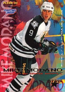 1995 Kenner/Fleer Starting Lineup Cards #55 Mike Modano Front