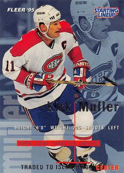 1995 Kenner/Fleer Starting Lineup Cards #104 Kirk Muller Front