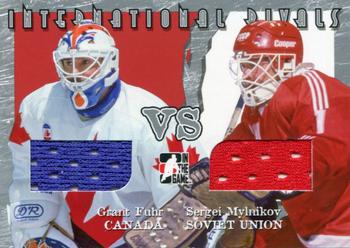 2006-07 In The Game Used International Ice - International Rivals #IR-07 Grant Fuhr / Sergei Mylnikov Front