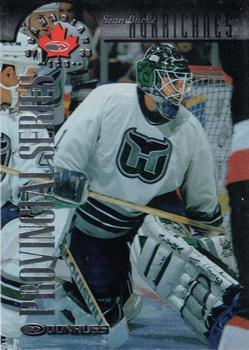 1997-98 Donruss Canadian Ice - Provincial Series Player's Club #99 Sean Burke Front