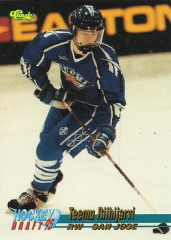 1995 Classic Hockey Draft #12 Teemu Riihijarvi Front
