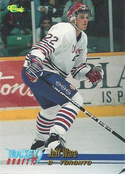 1995 Classic Hockey Draft #15 Jeff Ware Front