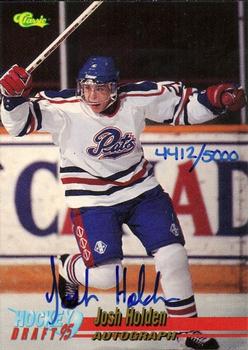 1995 Classic Hockey Draft - Autographs #NNO Josh Holden Front