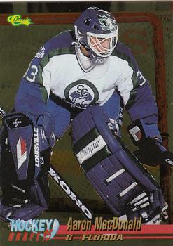 1995 Classic Hockey Draft - Gold #32 Aaron MacDonald Front