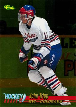 1995 Classic Hockey Draft - Gold #55 John Tripp Front