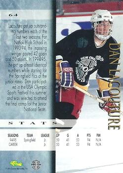 1995 Classic Hockey Draft - Gold #64 Dan LaCouture Back