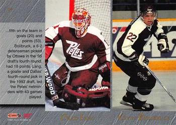 1995 Classic Hockey Draft - Gold #94 Dave Duerden / Jamie Langenbrunner / Chad Lang / Kevin Bolibruck Back
