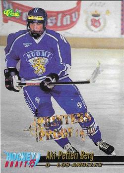 1995 Classic Hockey Draft - Printer's Proofs #3 Aki-Petteri Berg Front
