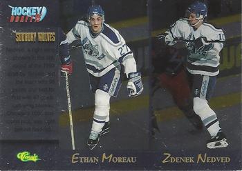 1995 Classic Hockey Draft - Silver #97 Ethan Moreau / Zdenek Nedved / Jamie Rivers / Jason Bonsignore Front