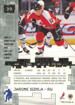 1999-00 Be a Player Millennium Signature Series - All-Star Fantasy Gold #39 Jarome Iginla Back