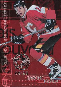 1999-00 Be a Player Millennium Signature Series - All-Star Fantasy Ruby #39 Jarome Iginla Front