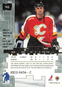 1999-00 Be a Player Millennium Signature Series - All-Star Fantasy Ruby #46 Rico Fata Back