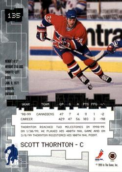 1999-00 Be a Player Millennium Signature Series - All-Star Fantasy Silver #135 Scott Thornton Back