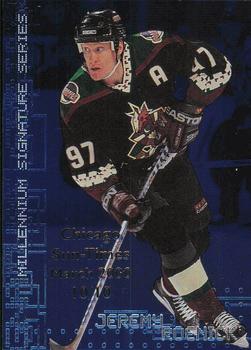 1999-00 Be a Player Millennium Signature Series - Chicago Sun-Times Sapphire #190 Jeremy Roenick Front