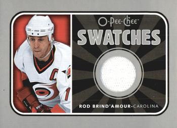 2006-07 O-Pee-Chee - Swatches #S-RB Rod Brind'Amour Front