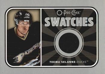 2006-07 O-Pee-Chee - Swatches #S-TS Teemu Selanne Front