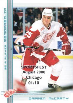 2000-01 Be a Player Memorabilia - Chicago Sportsfest Blue #275 Darren McCarty Front