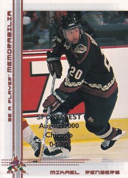 2000-01 Be a Player Memorabilia - Chicago Sportsfest Copper #289 Mikael Renberg Front