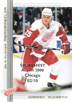 2000-01 Be a Player Memorabilia - Chicago Sportsfest Gold #275 Darren McCarty Front
