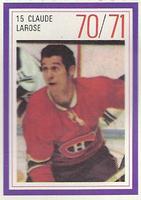 1970-71 Esso Power Players #NNO Claude Larose Front