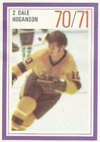 1970-71 Esso Power Players #NNO Dale Hoganson Front