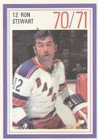 1970-71 Esso Power Players #NNO Ron Stewart Front