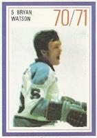 1970-71 Esso Power Players #NNO Bryan Watson Front