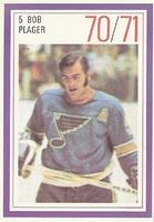 1970-71 Esso Power Players #NNO Bob Plager Front