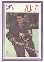 1970-71 Esso Power Players #NNO Jim Watson Front