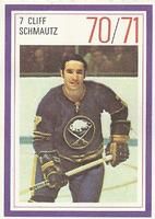 1970-71 Esso Power Players #NNO Cliff Schmautz Front