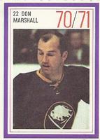 1970-71 Esso Power Players #NNO Don Marshall Front