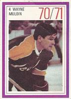 1970-71 Esso Power Players #NNO Wayne Muloin Front