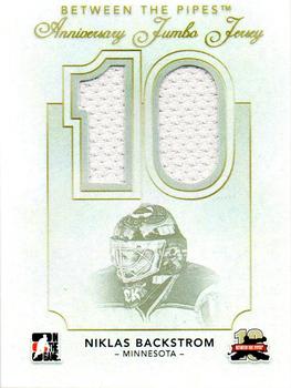 2011-12 In The Game Between The Pipes - Anniversary Jumbo Jersey #AJJ-02 Niklas Backstrom Front