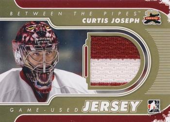 2011-12 In The Game Between The Pipes - Game Used Jersey Gold #M-35 Curtis Joseph Front