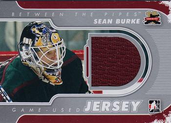 2011-12 In The Game Between The Pipes - Game Used Jersey Silver #M-34 Sean Burke Front